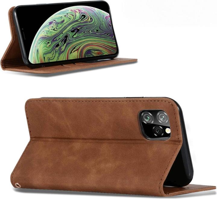 Produktbild Cover-Discount iPhone 11 Pro Max - Business Flip Case braun (Apple iPhone 11 Pro Max)