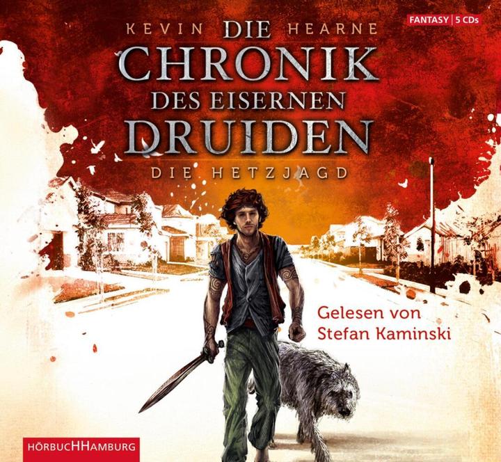 Actual product image The Chronicles of the Iron Druid 01. The Hunt (Kevin Hearne, German)