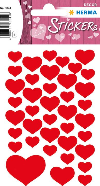 Actual product image HERMA Sticker hearts