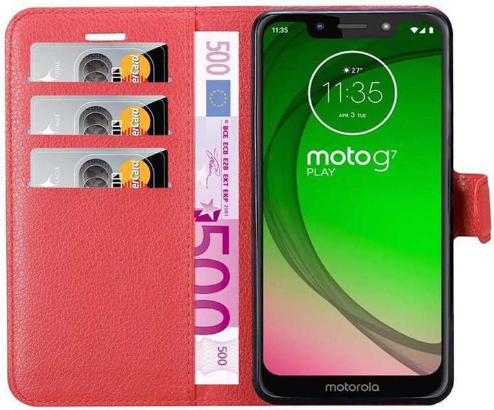 Produktbild Cadorabo Book mit Standfunktion Cover (Motorola Moto G7 Play)