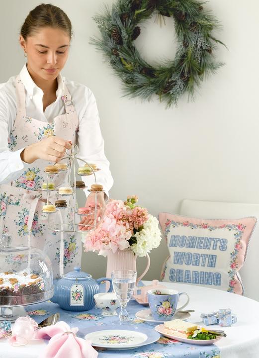 Actual product image Greengate Laura tablecloth pale pink 100 x 100 cm (100 x 100 cm)