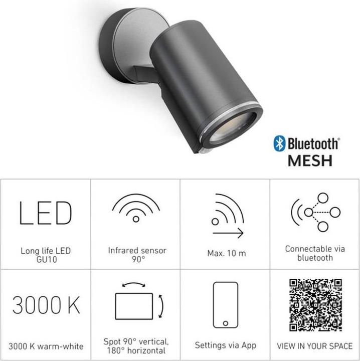Image du produit Steinel Projecteur à LED Spot one Connect (520 lm, GU10)