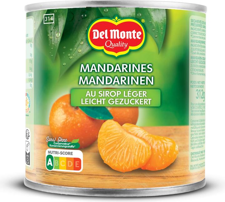 Immagine prodotto Del Monte Mandarinen leicht gezuckert 175 g (312 g)