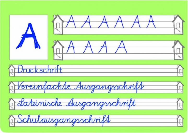 Produktbild Oxford Schreiblernheft, A4 quer (A4, Weicher Einband)