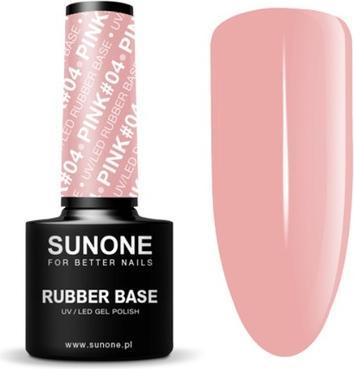 Produktbild Sunne Sunone Uv Led Gel Polish Farbe Rubber Base Hybrid Nagellack Pink 04 5ml (Pink 04, UV-Gel Lack)