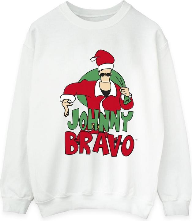 Johnny Bravo Johnny Christmas Sweatshirt (M)