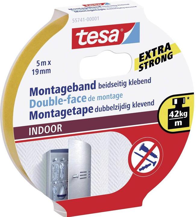 Produktbild tesa Powerbond INDOOR doppelseitiges Montageband (19 mm)