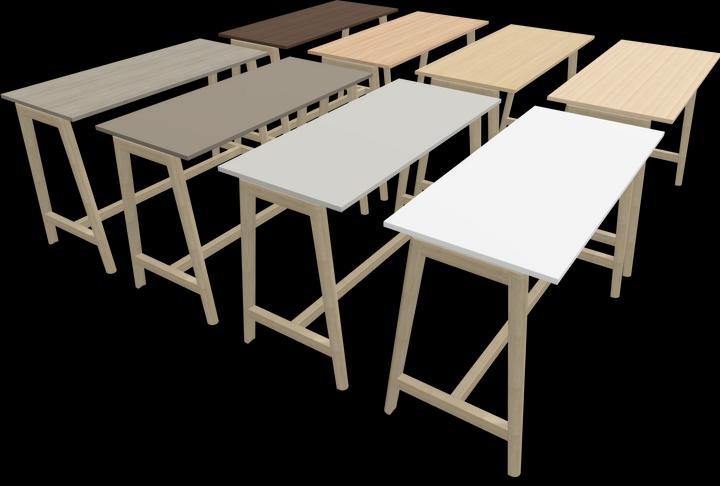 Actual product image Narbutas Nova Wood high table (160 x 70 x 105 cm)