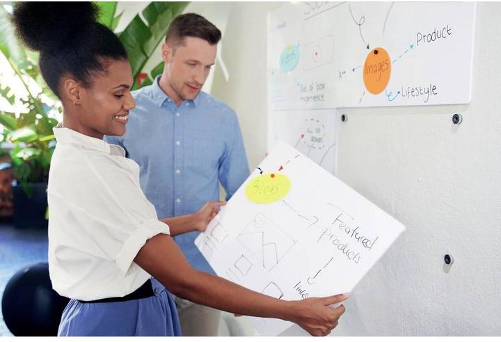 Actual product image Nobo Whiteboard Frameless (45 x 45 cm)