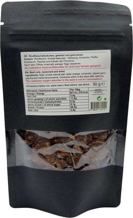 Produktbild Trockenfleischmanufaktur-Allgäu Biltong Kräuter Bayern (50 g)