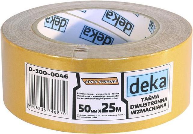 Actual product image Deka Double-sided reinforced Gold Strong 50 mm x 25 m (D-300-0046) (50 mm)