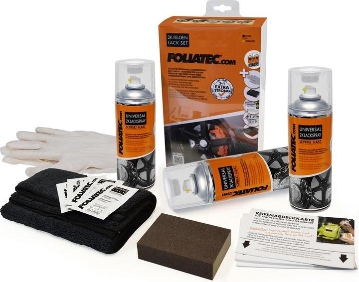 Actual product image Foliatec 2K rim lacquer set