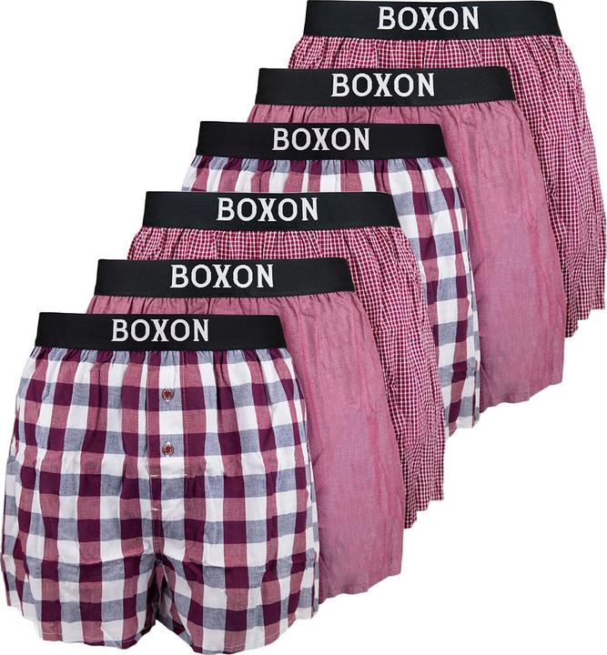 Produktbild Boxon 6er Pack Web Boxershorts (L, 6er Pack)