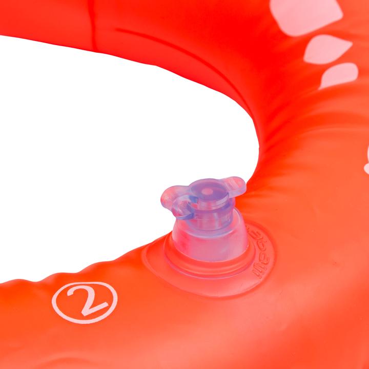 Actual product image Nabaiji Inflatable neck buoyancy aid for children 18-30 kg - orange (19, 20, 21, 22, 23, 24, 25, 26, 27, 28, 29, 30, 18-30 kg)