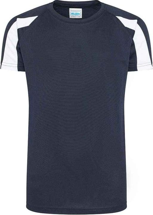Actual product image Awdis Childrens/Kids Contrast Moisture Wicking T-Shirt (140, 146)