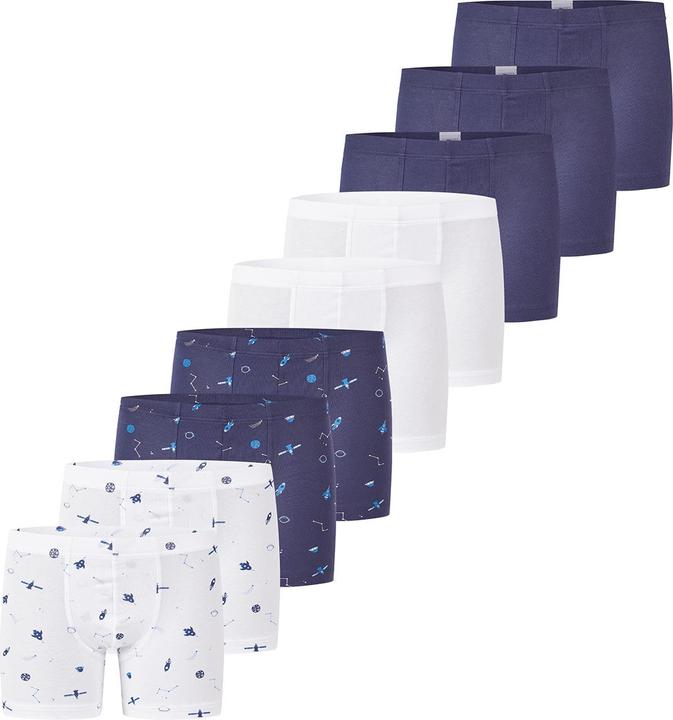 Immagine prodotto Schiesser Confezione da 10 pantaloncini da bambino in cotone biologico 95/5 (98, confezione da 10)