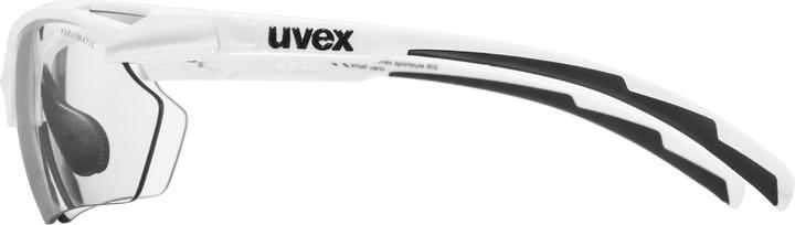 Actual product image Uvex Sports Sportstyle 802 Small V (black white*, Variomatic Smoke)