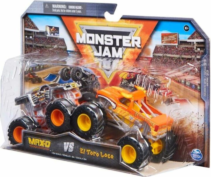 Produktbild Spin Master Monster Jam, Official Max-D Vs. El Toro Loco Die-Cast Monster Trucks, Massstab 1:64, Kinderspielzeug