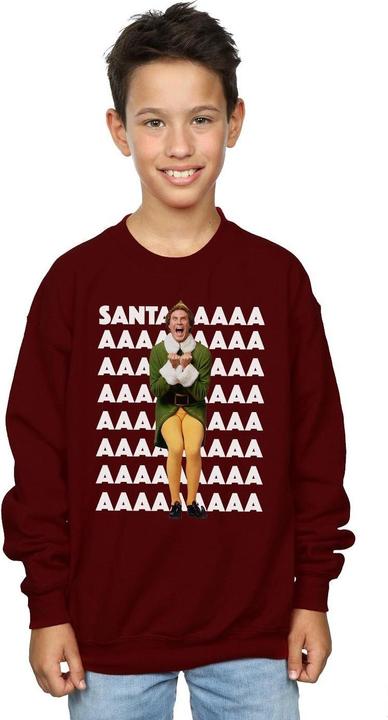Immagine prodotto Elf Buddy Santa Scream Felpa Ragazzi (140, 146)