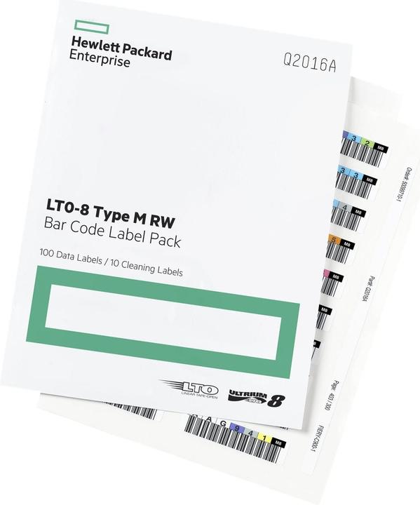 Produktbild HP Lto-8 Ultrium Rw Bar Code Label Pack (LTO)