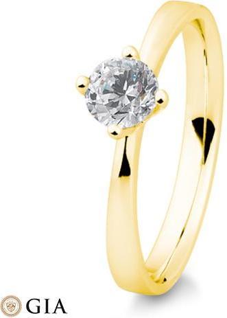 Actual product image Breuning RING - 4-piece prong setting (54, 585/14 K Gold)