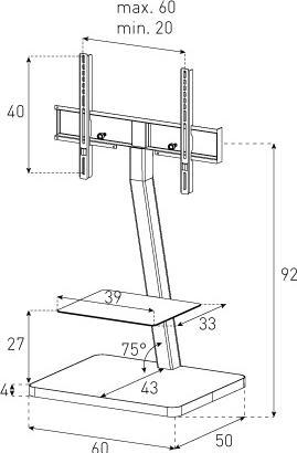 Produktbild Sonorous Pl2710 (Universal, 50", 25 kg)