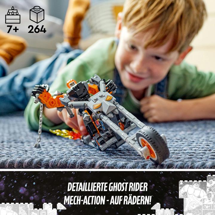 Actual product image LEGO 76245 Ghost Rider with Mech & Bike (76245, LEGO Marvel)