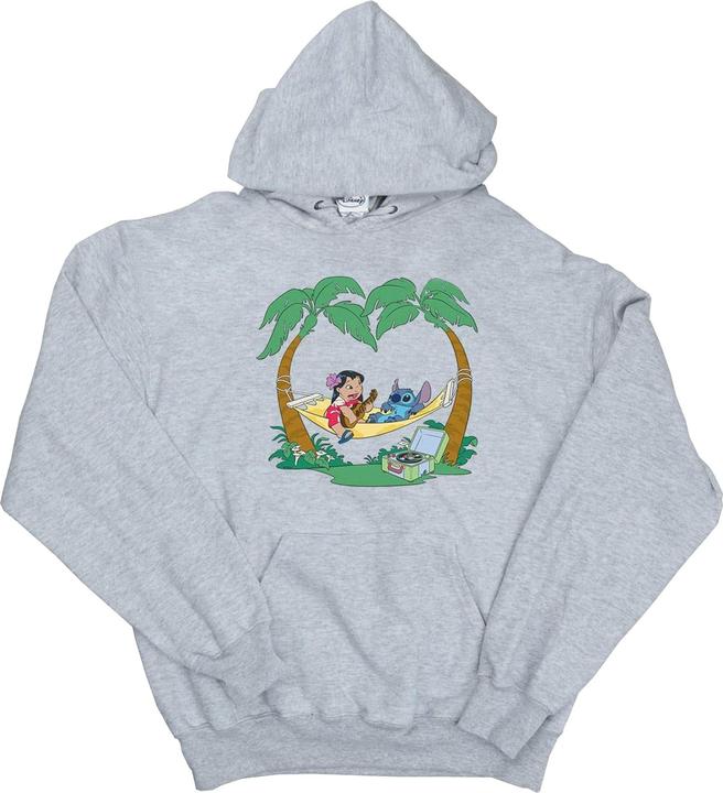Actual product image Disney Womens/Ladies Lilo And Stitch Play Some Music Hoodie (XXL)