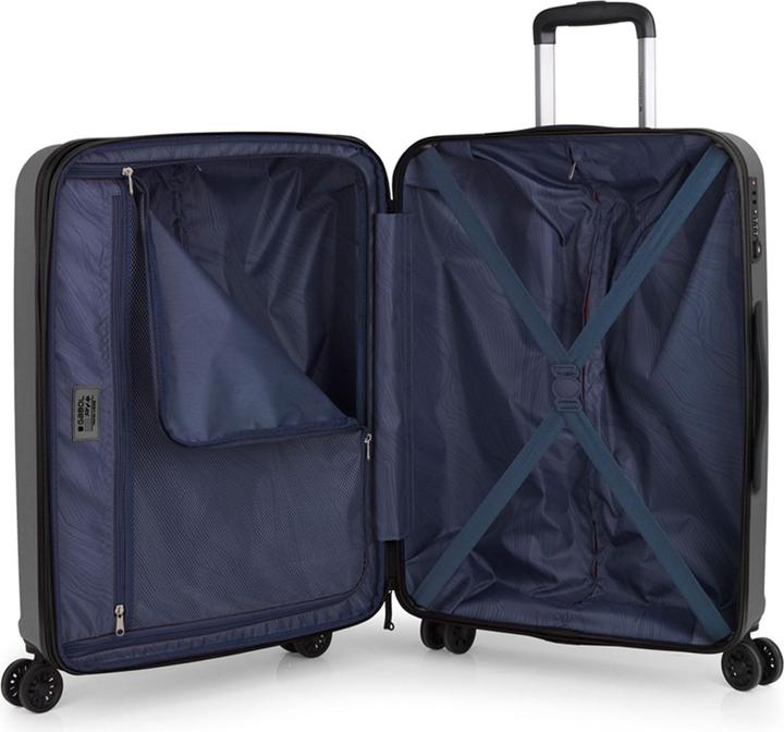 Actual product image Gabol Montreal 4-wheel trolley 66 cm with expansion fold (70 l)