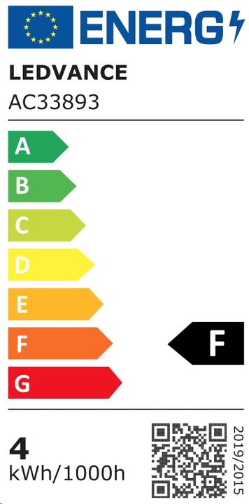 Energie-Label Osram Ledinestra (S14d, 3.20 W, 275 lm, 1 x, F)