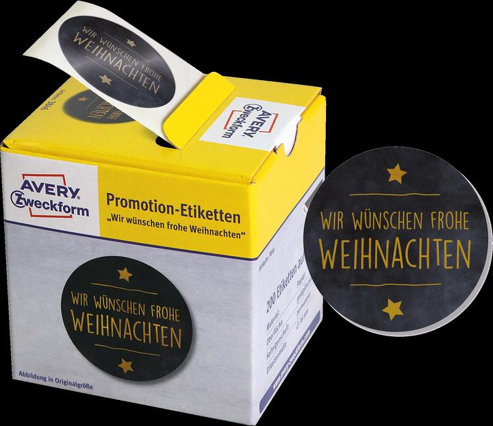 Actual product image Avery Promotion Sticker Christmas