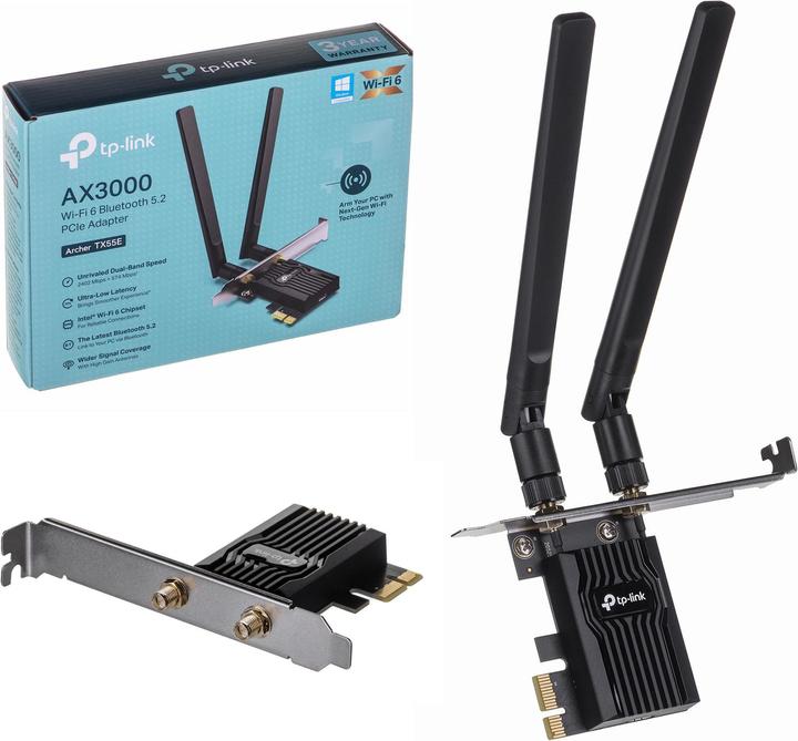 Immagine prodotto TP-Link Archer TX55E (PCI-E x1, PCI-E x16)