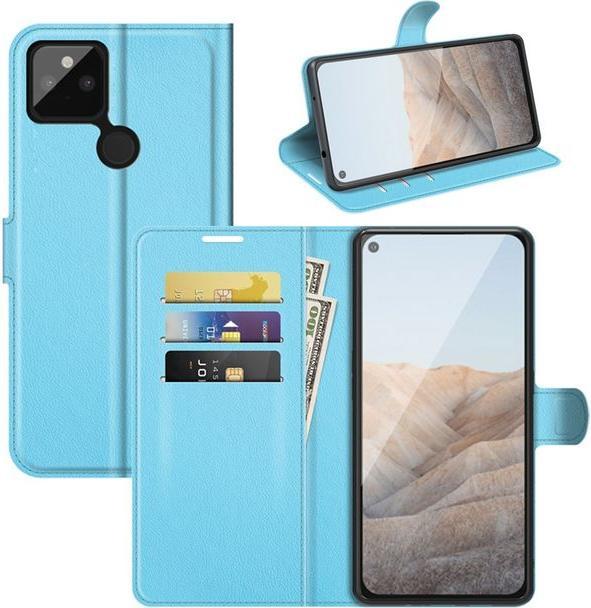 Actual product image MU Classic Litchi Leather Bookcover Series (Google Pixel 5a)