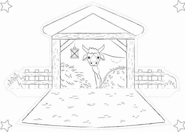 Produktbild Ursus Prickelvorlage Weihnachtskrippe blanko