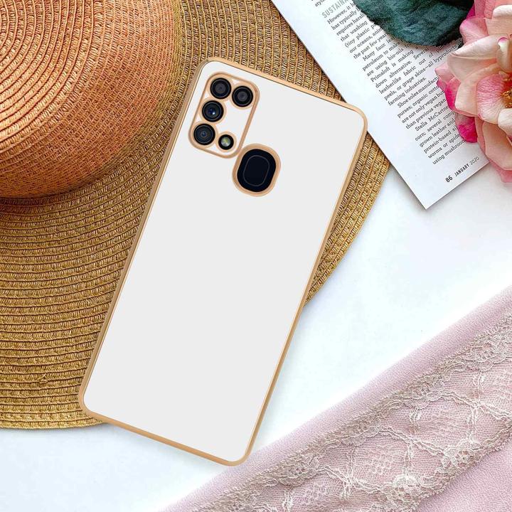 Image du produit Cadorabo Housse pour Samsung Galaxy M31 en TPU avec protection pour appareil photo style LM130 (Samsung Galaxy M31)