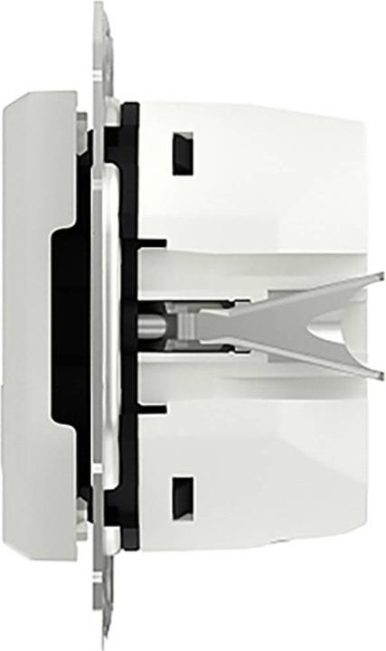 Actual product image Schneider Electric USB socket outlet Asfora White (glossy) EPH2770421D