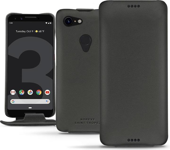 Actual product image Noreve Leather cover vertical (Google Pixel 3)