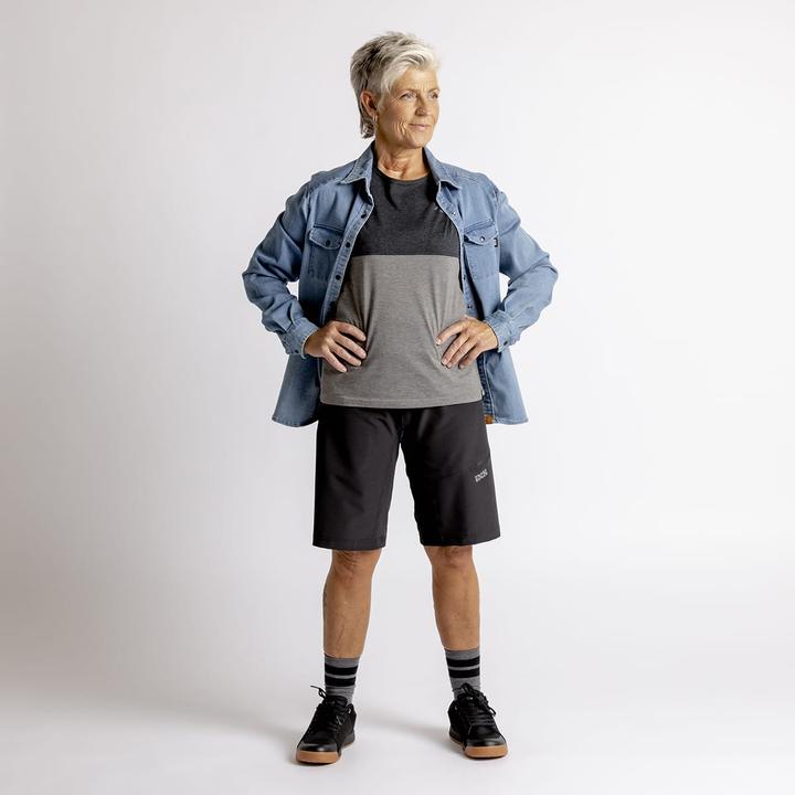 Actual product image iXS Carve Women Digger organic shirt washed blue 42 (42)