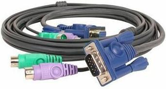 Iogear 6FT KVM CABLE 3IN1