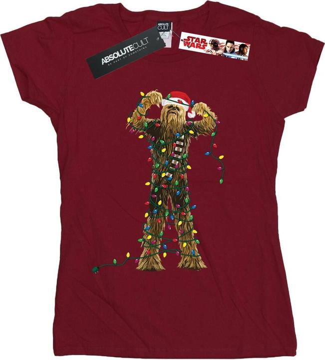 Produktbild Star Wars Chewbacca Christmas Lights TShirt (S)