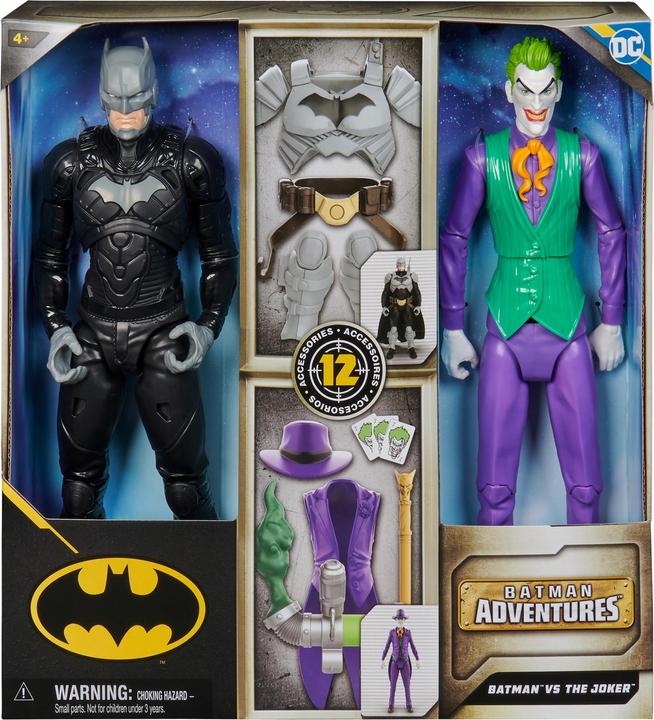 Actual product image Spin Master BAT FGR 12in AdventureBattle Pk GML