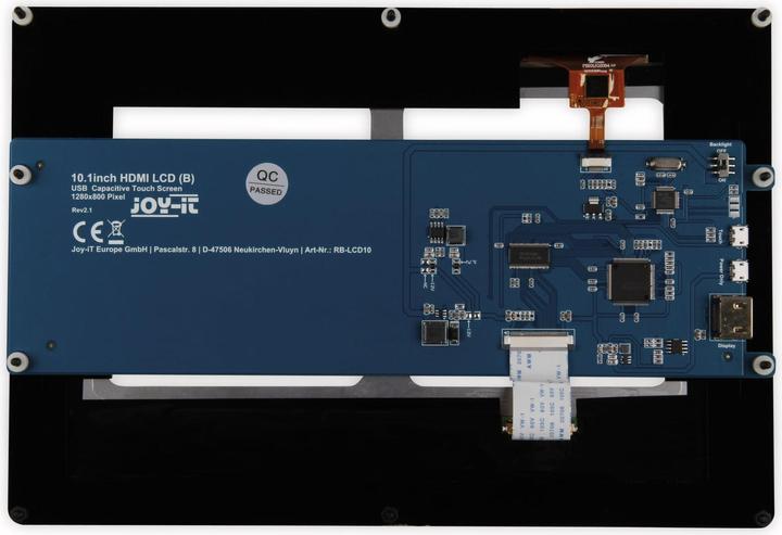 Produktbild Joy-it LCD10 V2 Touchscreen-Modul 25.7 cm (10.1" ) 1280 x 800 Pixel Passend für: Raspberry Pi