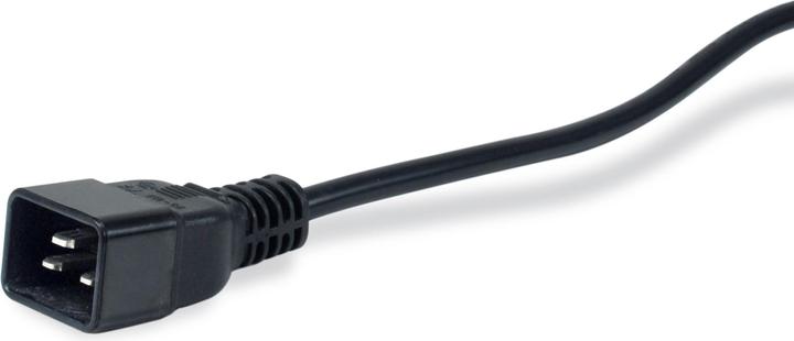 Actual product image equip Socket strip 1U8gang IEC Alu. switch