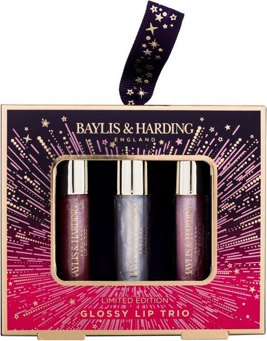 Actual product image Baylis & Harding Moonlight Fig Glossy Lip Trio