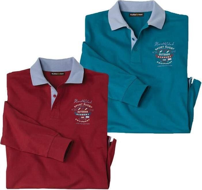 Produktbild Atlas For Men Poloshirt Rugby(2erPack) (5XL)