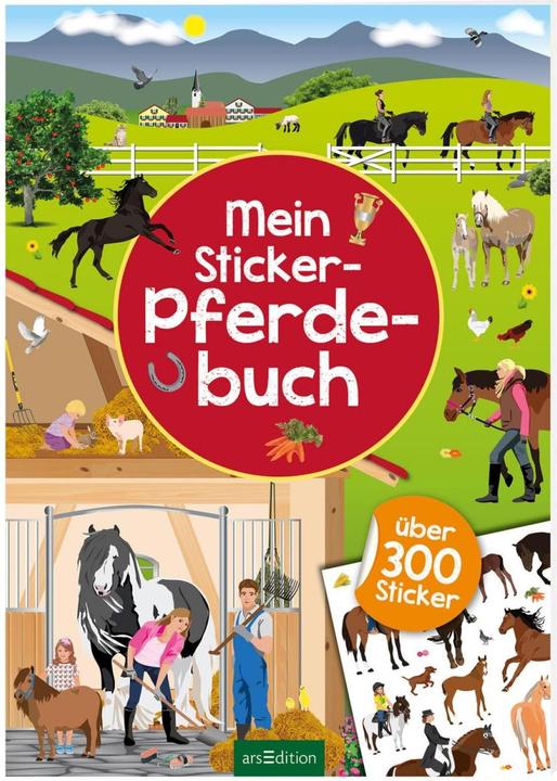 My sticker horse book