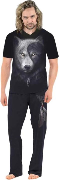 Actual product image Spiral Unisex Adult Wolf Chi Pyjama Set (Pack of 4) (XXL)