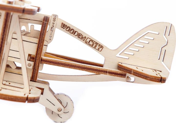 Produktbild WoodenCity Doppeldecker Flugzeug