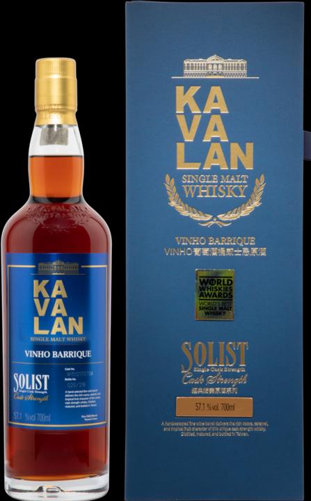 Immagine prodotto Kavalan Solista Single Malt Vinho Barrique Cask Strength (Single Malt, 1 x 70 cl)