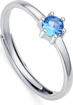 Immagine prodotto Viceroy Grazioso anello in argento con zirconi blu Clasica 9115A01 - Circuito: 53 mm (53)